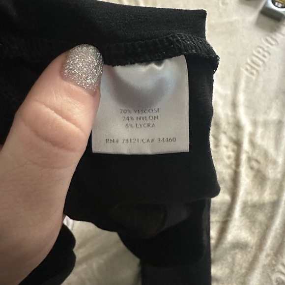 Eileen Fisher black XS cropped pants preppy office - Picture 2 of 5